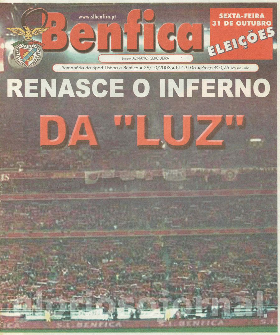 jornal o benfica 3105 2003-10-29